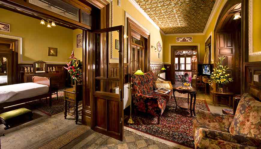 WelcomHeritage Fernhills Royal Palace Luxury suite.