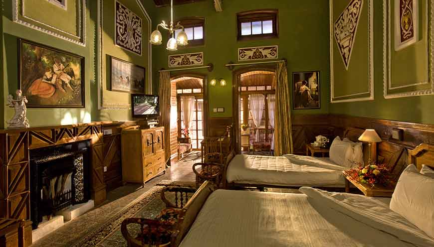 WelcomHeritage Fernhills Royal Palace Deluxe suite.